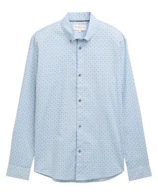 Tom Tailor Košulja Fitted Printed Poplin Shirt - Image 3