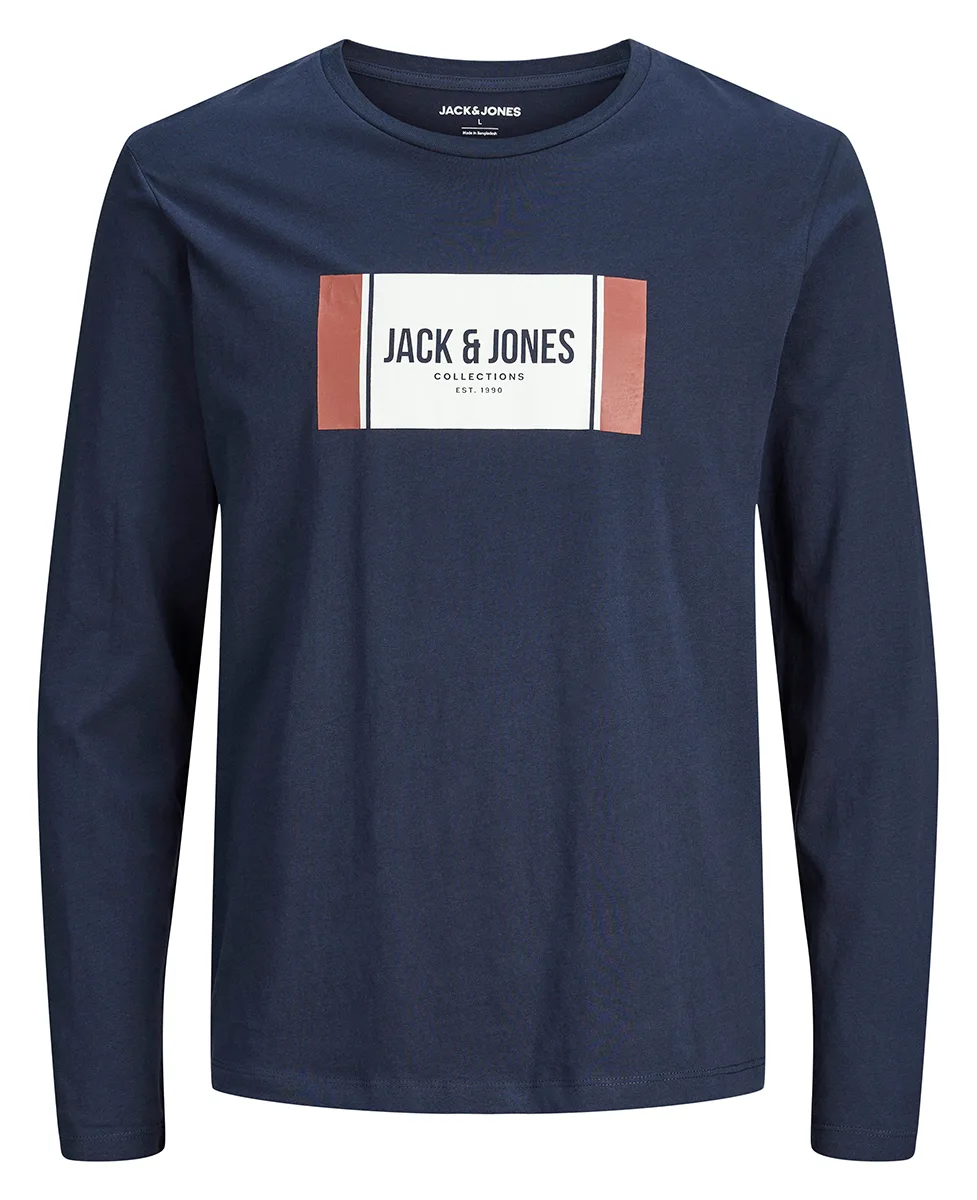 Jack and Jones Majica Logo Longsleeved