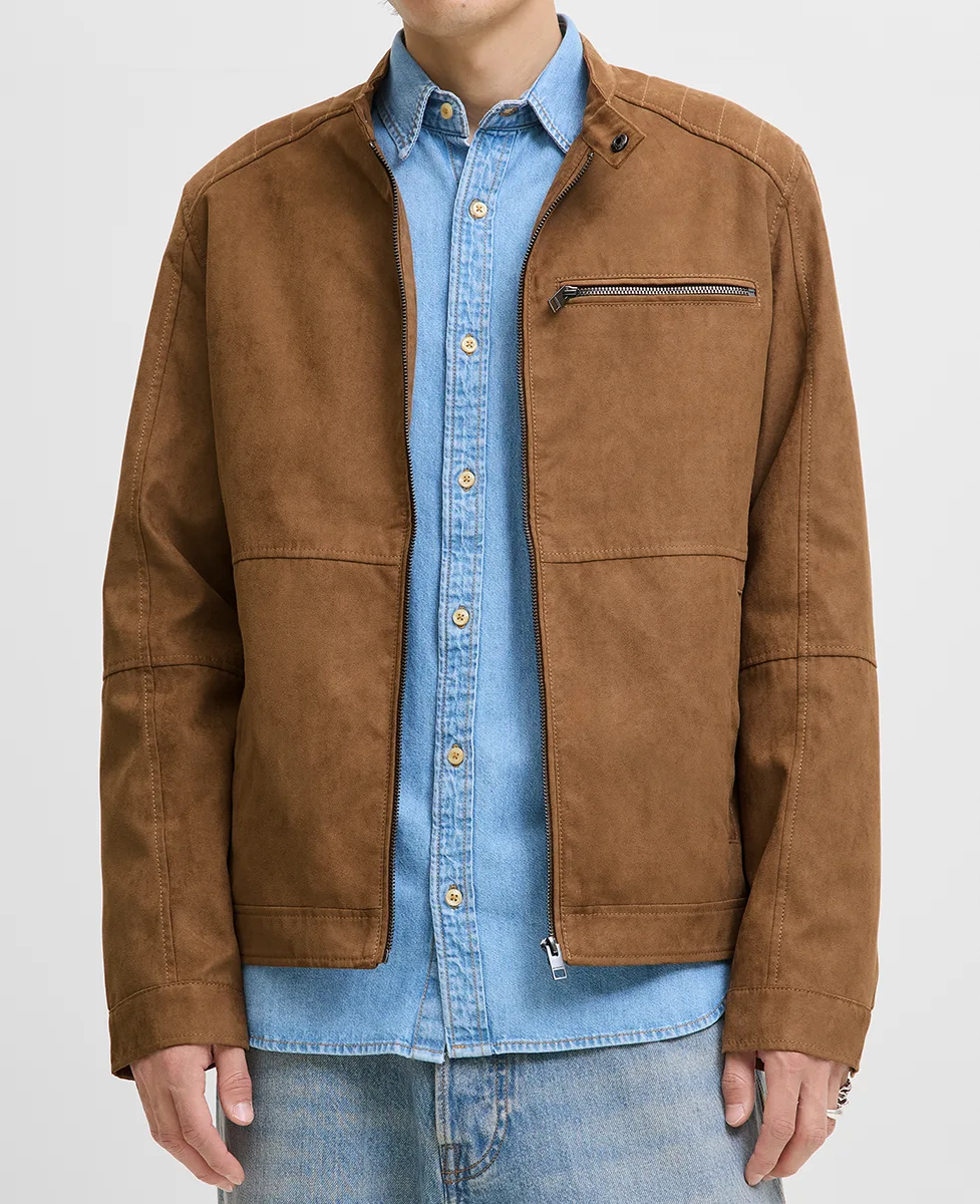 Jack and Jones Jakna Biker Cognac - Image 2