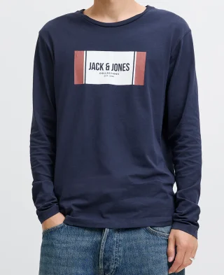 Jack and Jones Majica Logo Longsleeved - Image 3