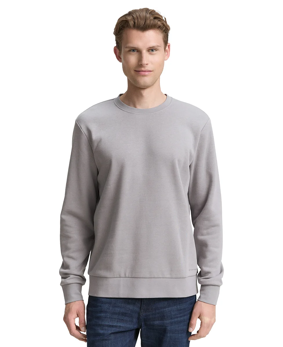 Tom Tailor Majica Basic Sweatshirt
