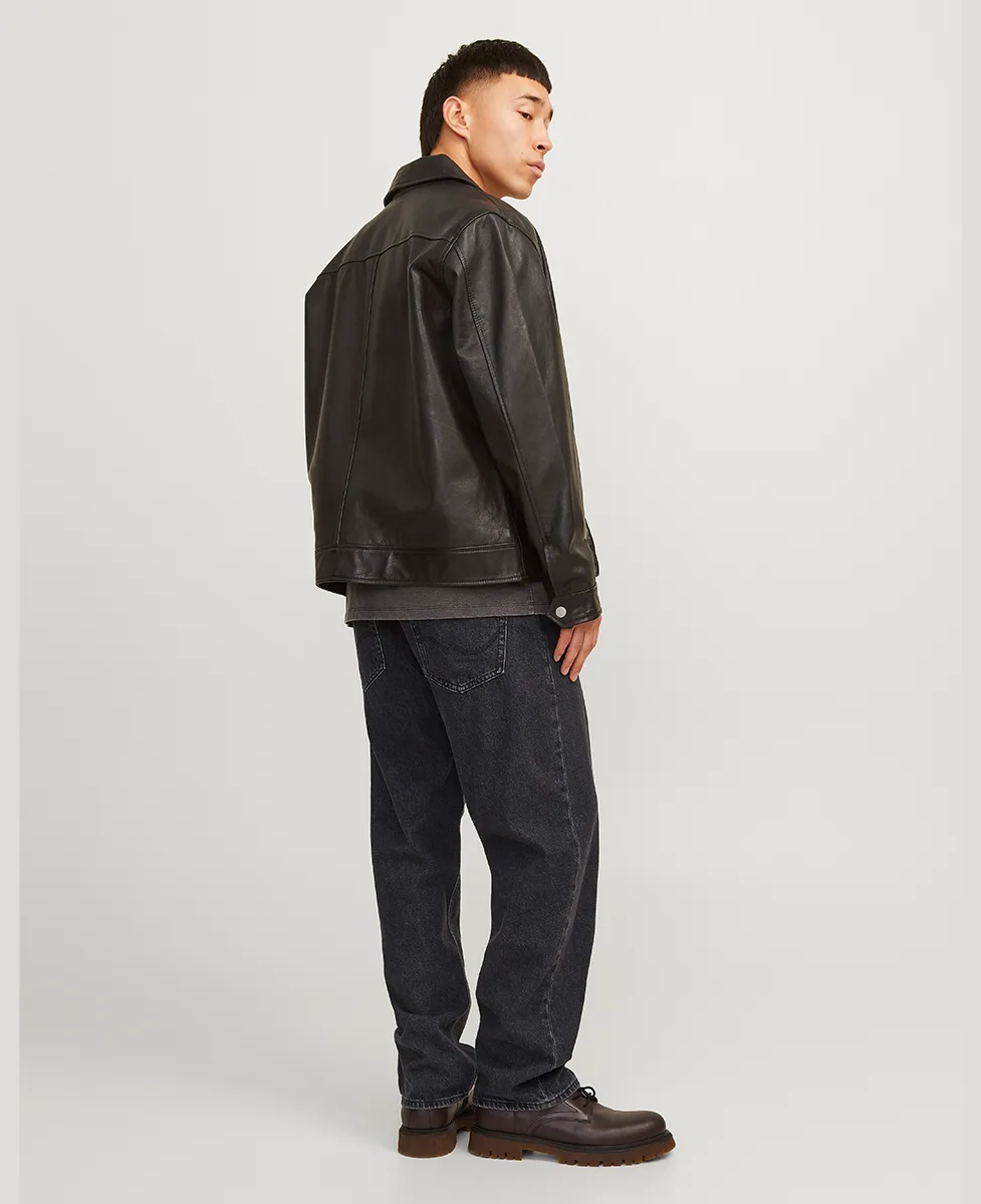 Jack and Jones Hlače Eddie Loose Fit Jeans Black - Image 4