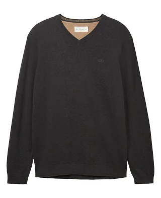 Tom Tailor Džemper Knitted With V-neck - Image 3