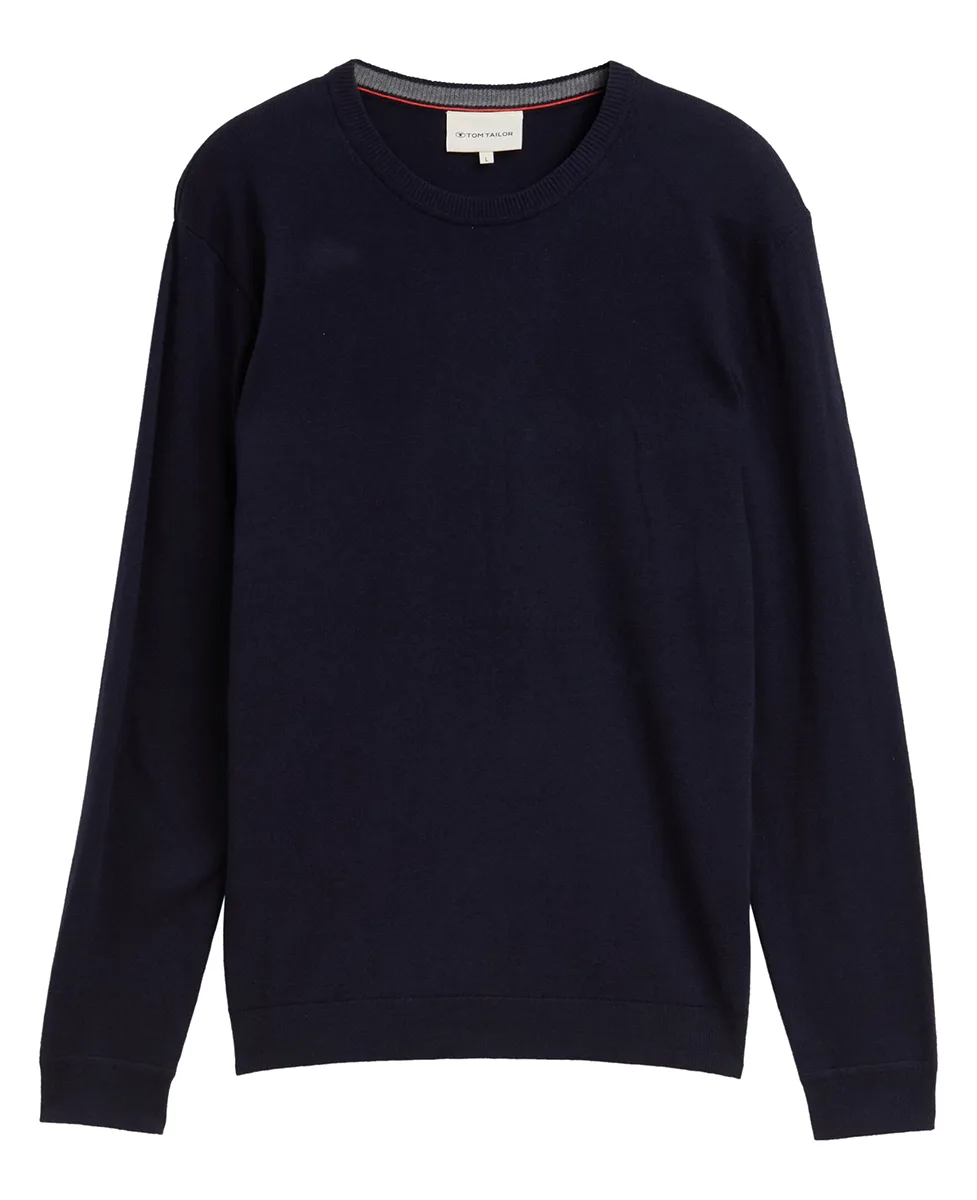 Tom Tailor Džemper Cotton Cashmere Crewneck Knit - Image 3