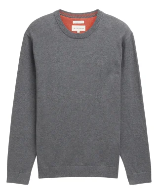 Tom Tailor Džemper Basic Knitted Made From Cotton - Image 3