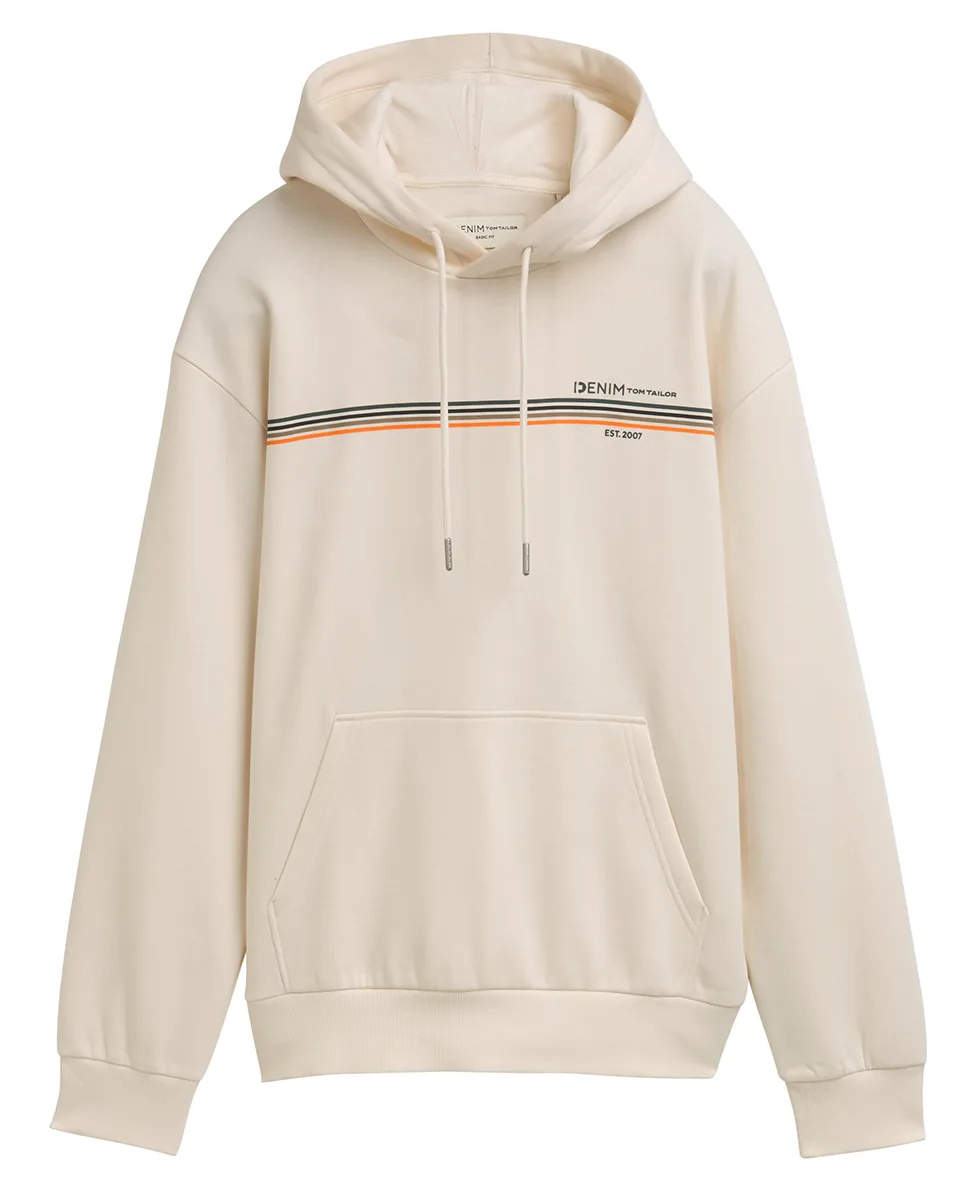 Tom Tailor Dukserica Hoodie Sweatshirt with Print - Image 3