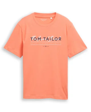 Alternative view of Tom Tailor Majica Basic With Logo Print