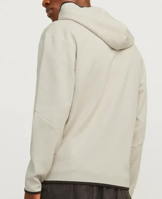 Jack and Jones Dukserica Plain Zip Moonbeam - Image 3