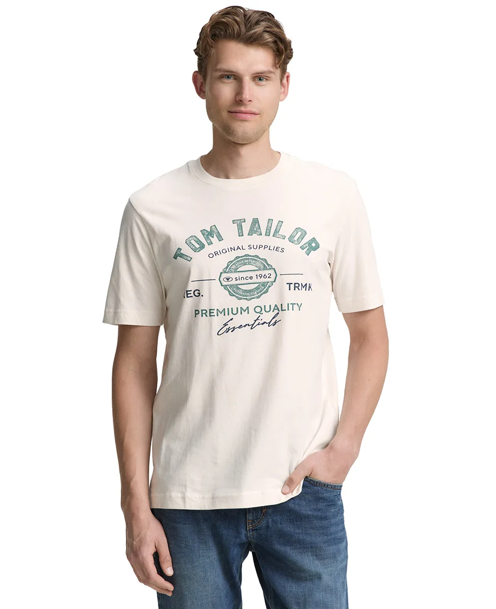 Tom Tailor Majica Logo Print