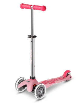 Micro Romobil Mini Deluxe Glow Led Plus Frosty Pink - Image 4