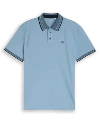 Tom Tailor Majica Polo Piqué With Logo Print - Image 3