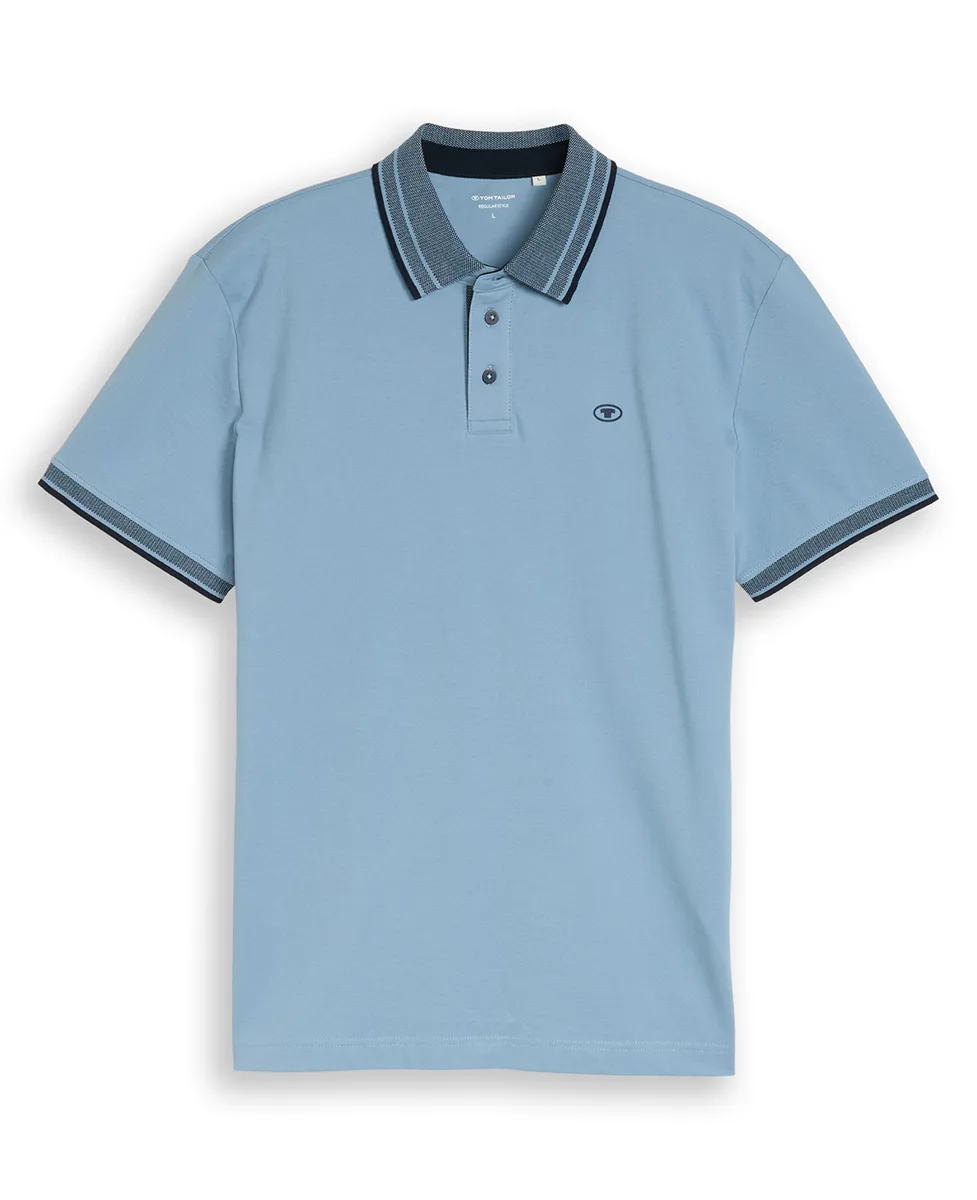 Tom Tailor Majica Polo Piqué With Logo Print - Image 3