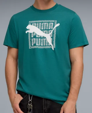 Puma Majica Graphic Wording Tee - Image 3