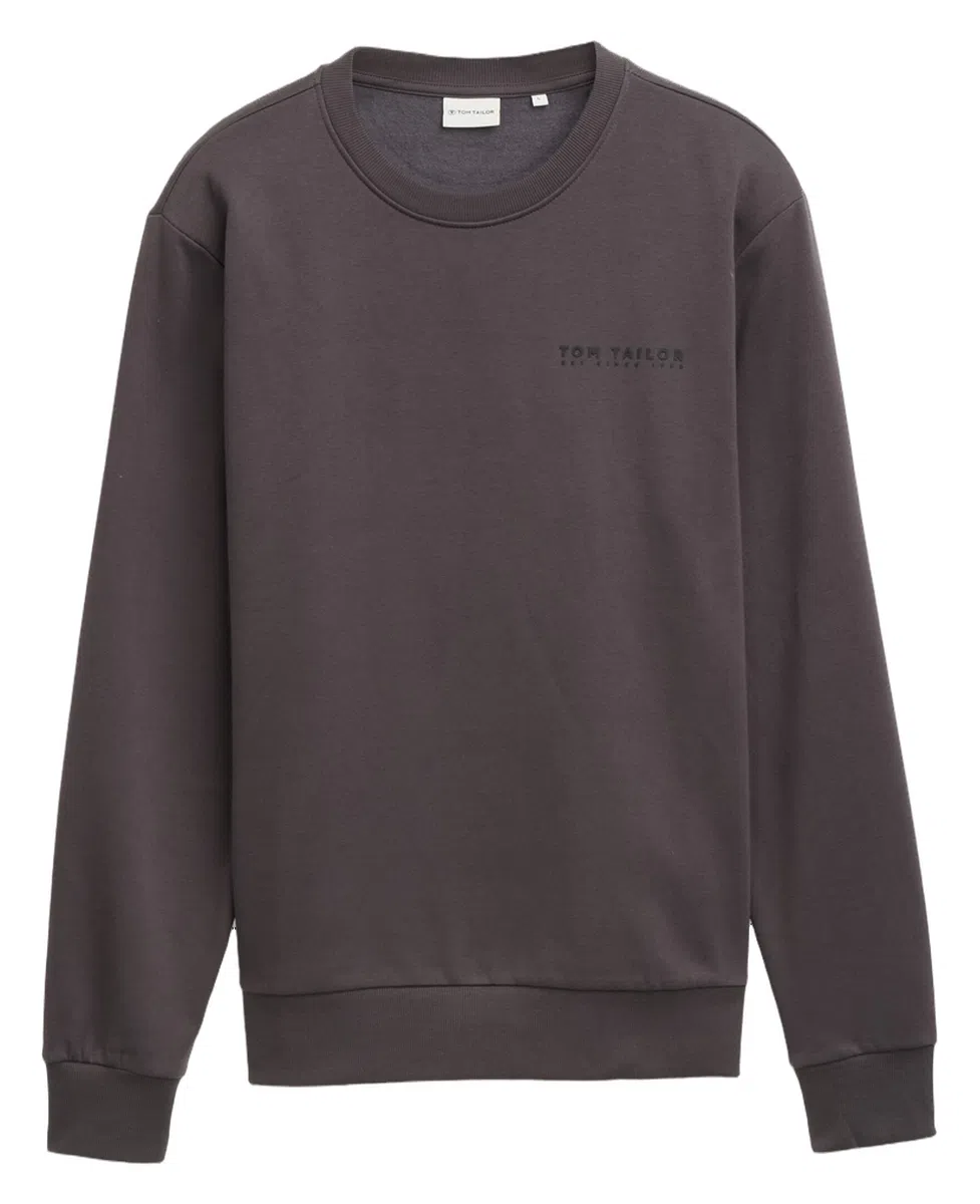 Tom Tailor Majica Sweatshirt with Logo Print - Image 3