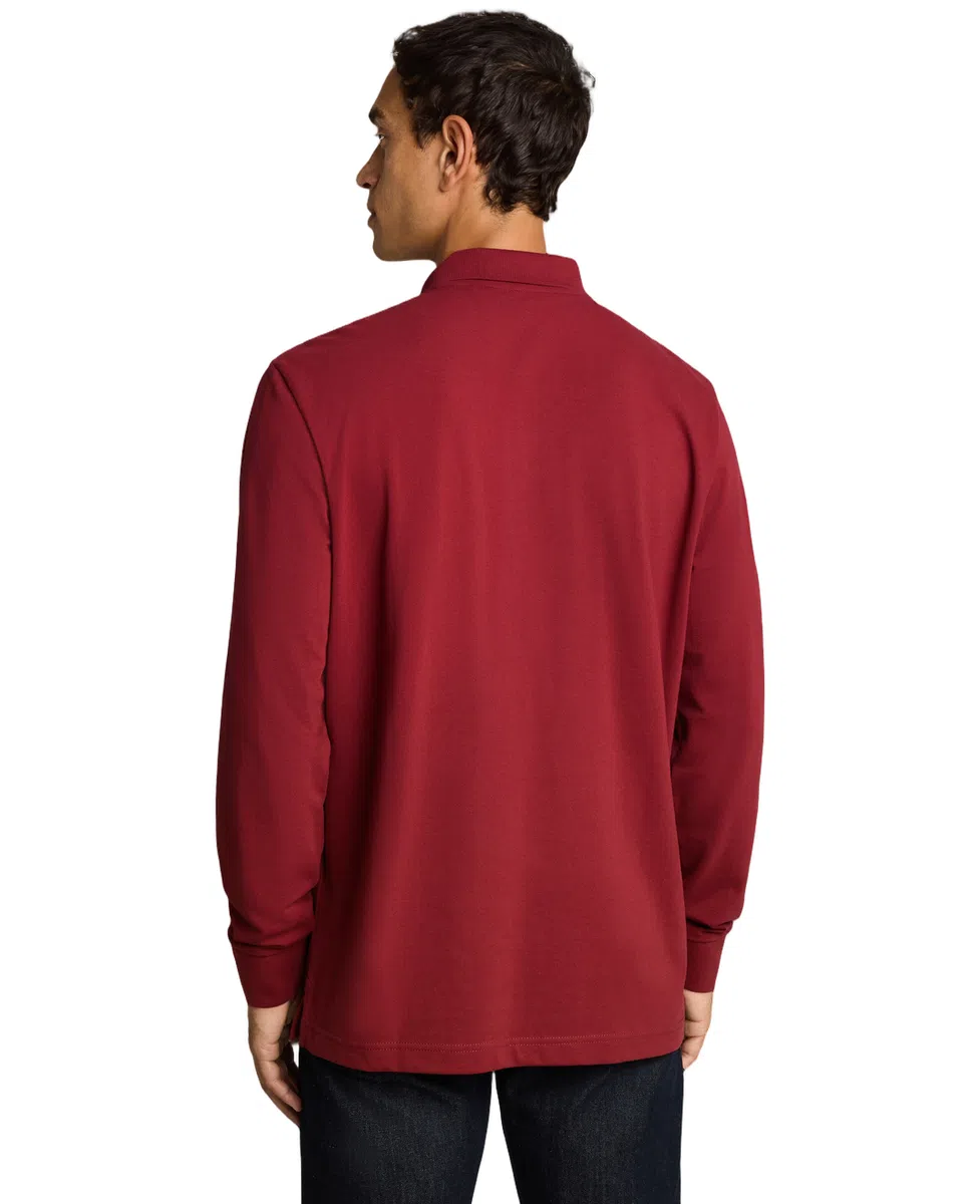Tom Tailor Majica Long-sleeved Piqué Polo Shirt - Image 2